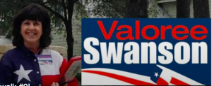Valor Swanson's campaign shirt