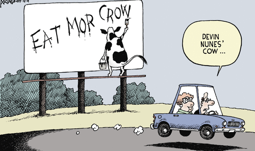 Billboard of cow writing 
